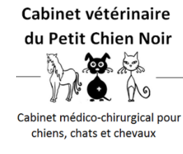 logo cabinet-veterinaire-du-petit-chien-noir-serifontaine